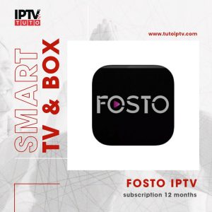 FOSTO IPTV SUBSCRIPTION 12 MONTHS OFFICIAL