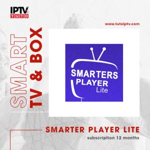 SUBSCRIPTION SMARTERS PLAYER LITE IPTV 12 MONTHS